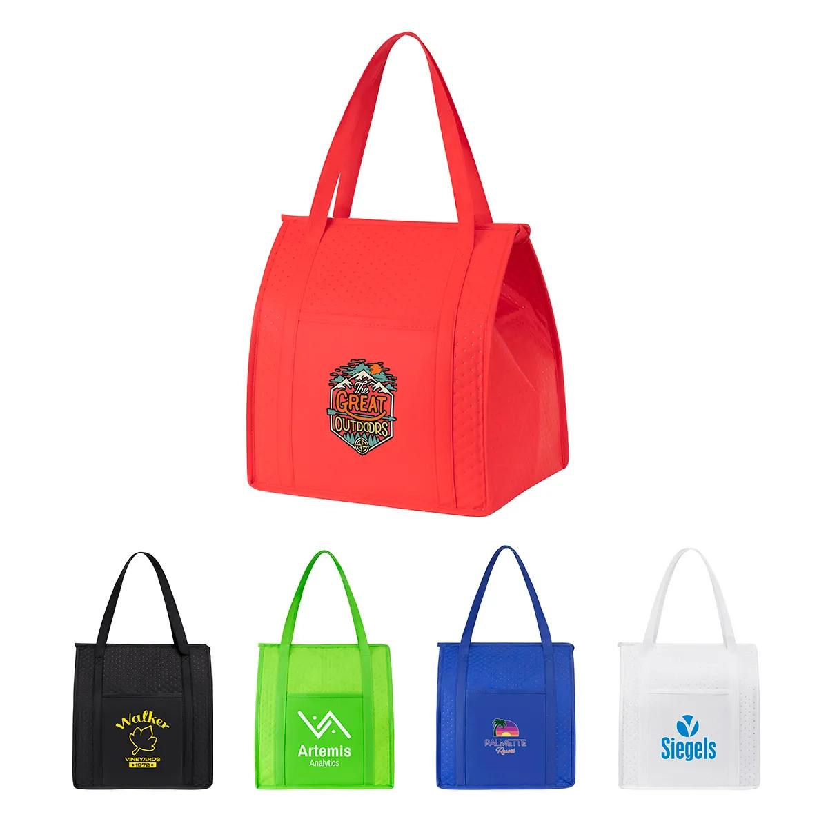 Sundial Non-Woven Lunch Cooler Bag - promotional product with custom logo