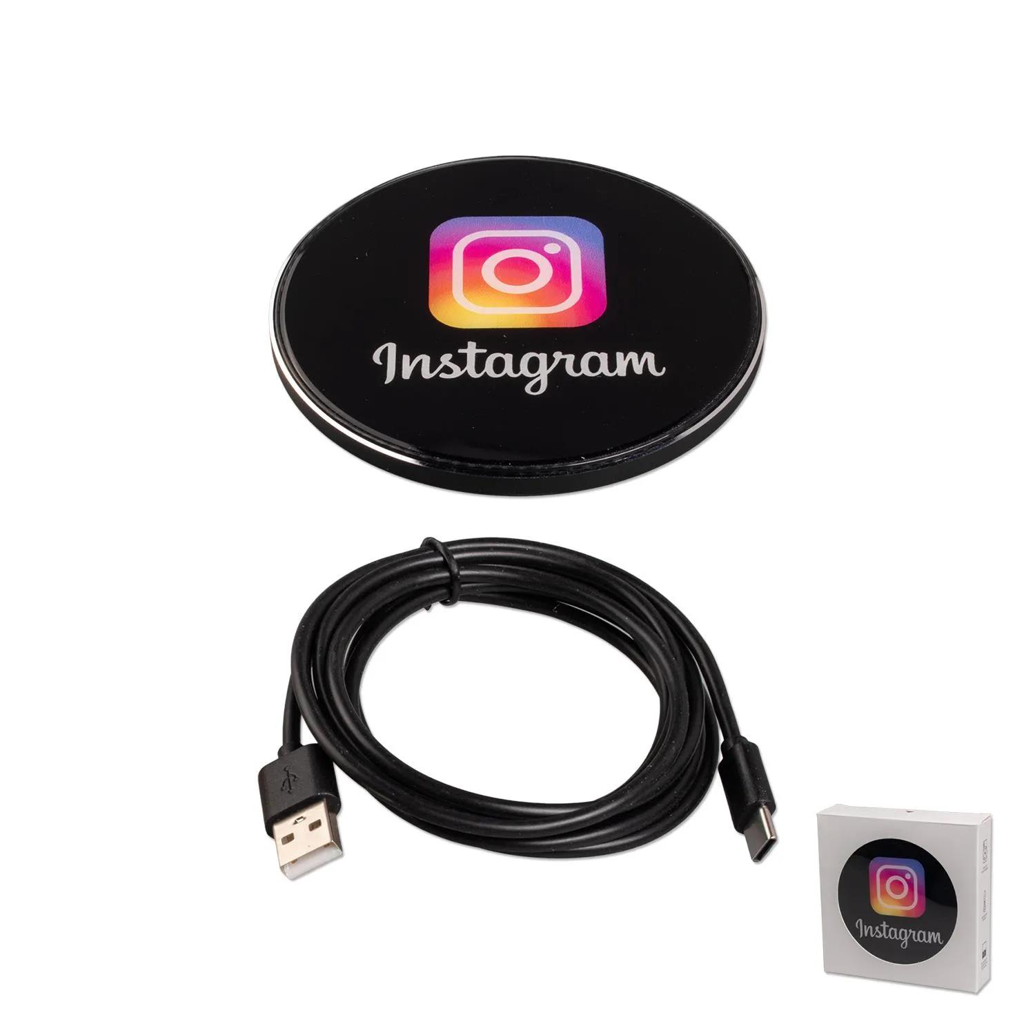 Wireless Charging Pad LED Illuminated Logo - 15W