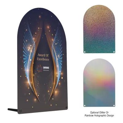 Acrylic Award Arch Rectangle Full Color - 8 x 10 in