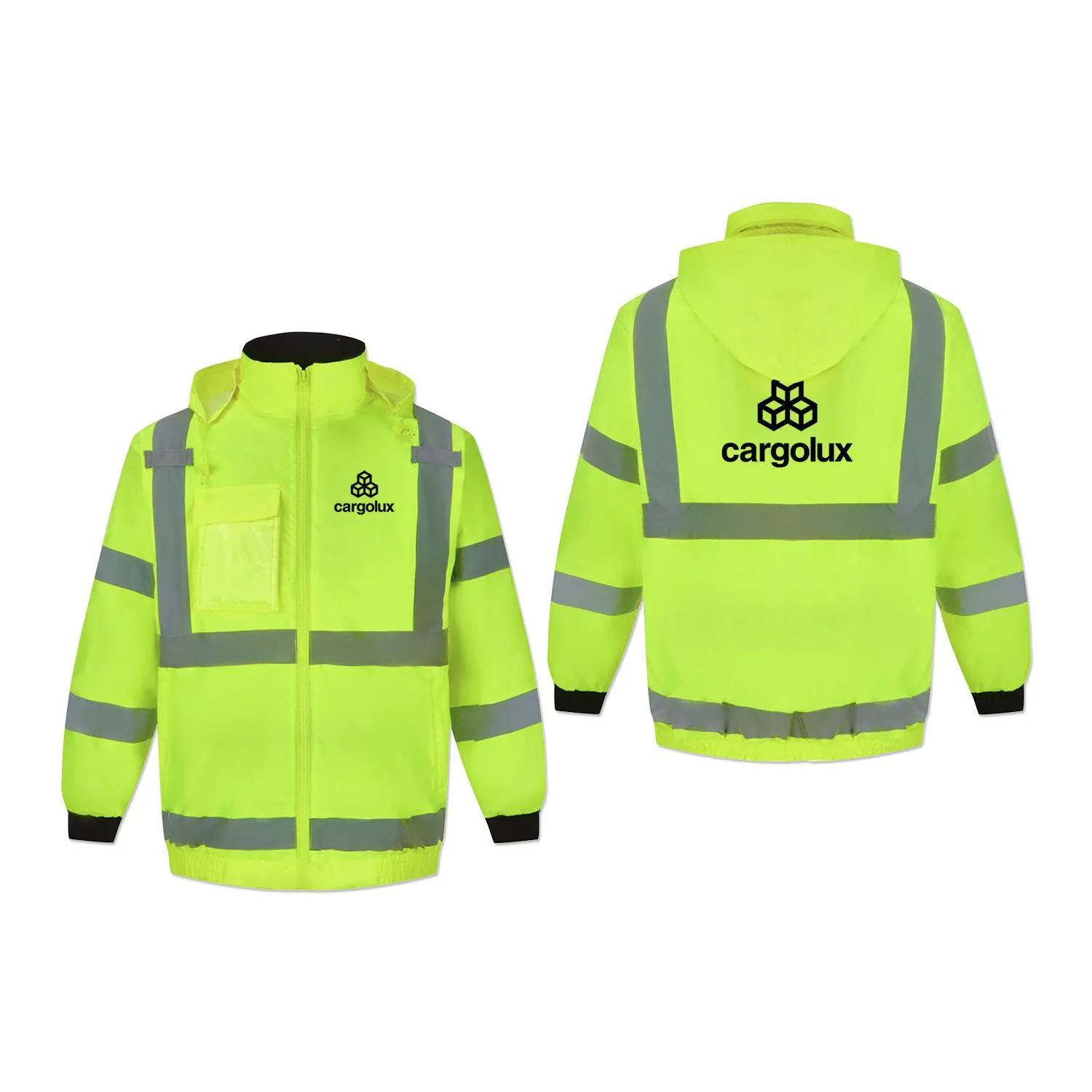 Class 3 Bomber Safety Jacket Polyester High Performance