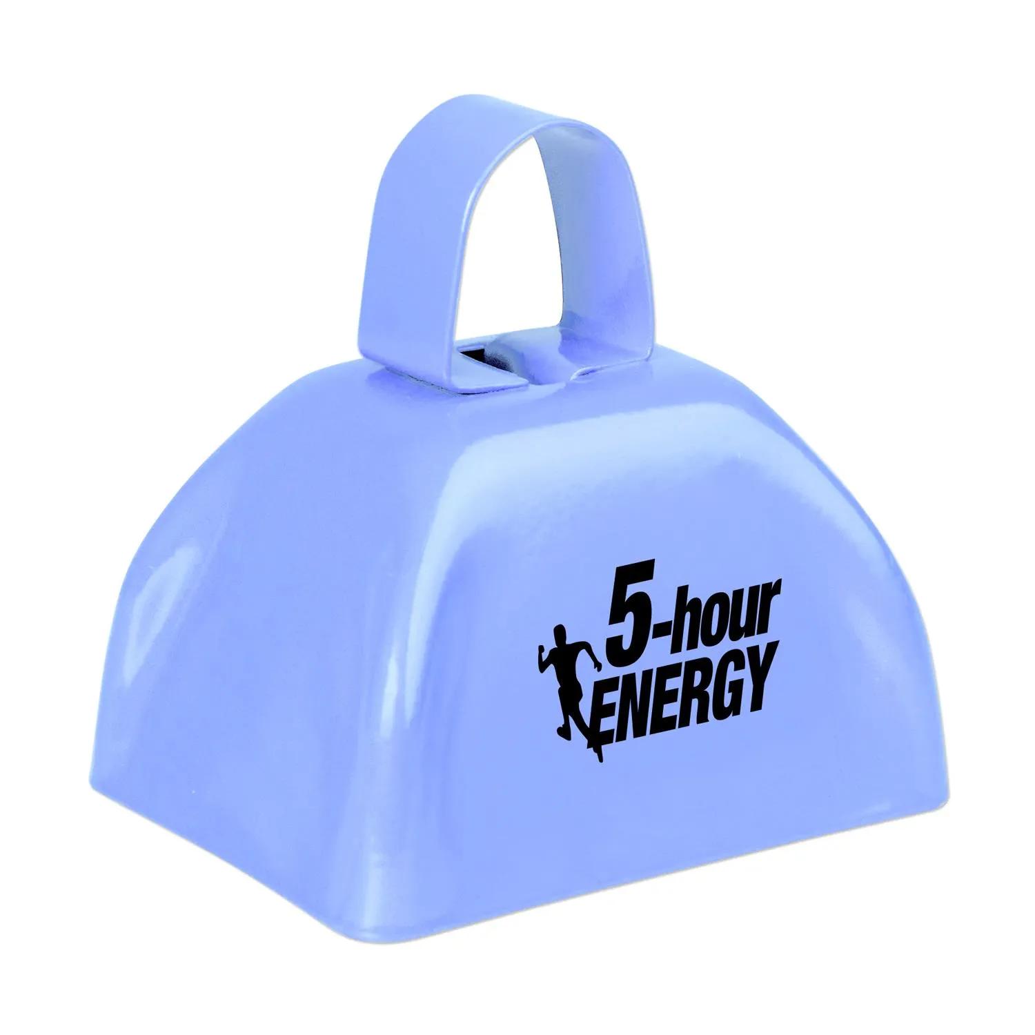 Cowbell Metal Noisemaker Custom Logo Imprint - 3 in - product view 10
