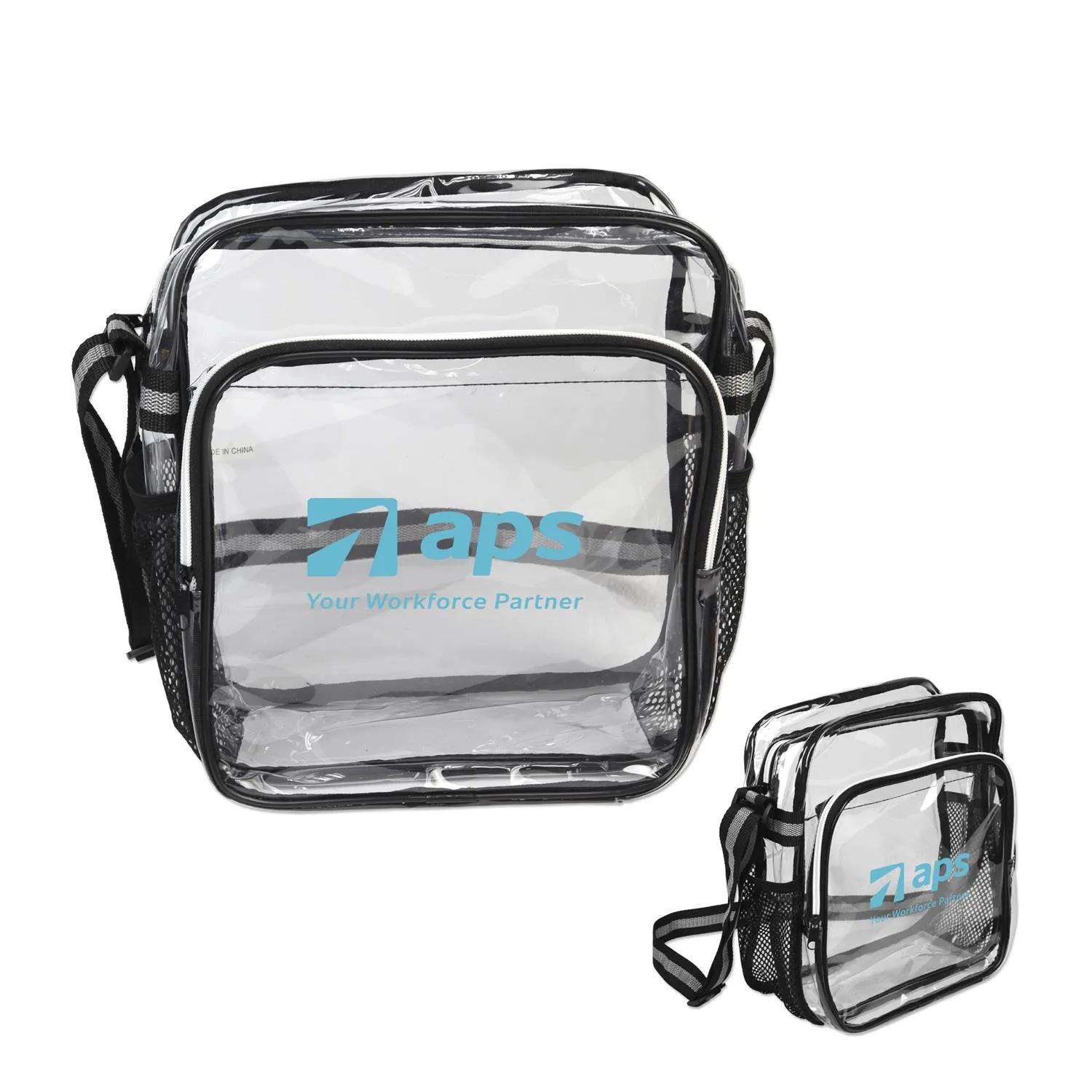 Clear Messenger Bag TPU Material Stadium Approved