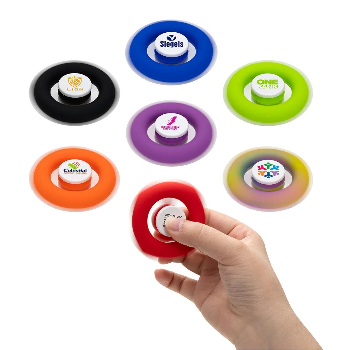 Theta Spinning Top - promotional product with custom logo