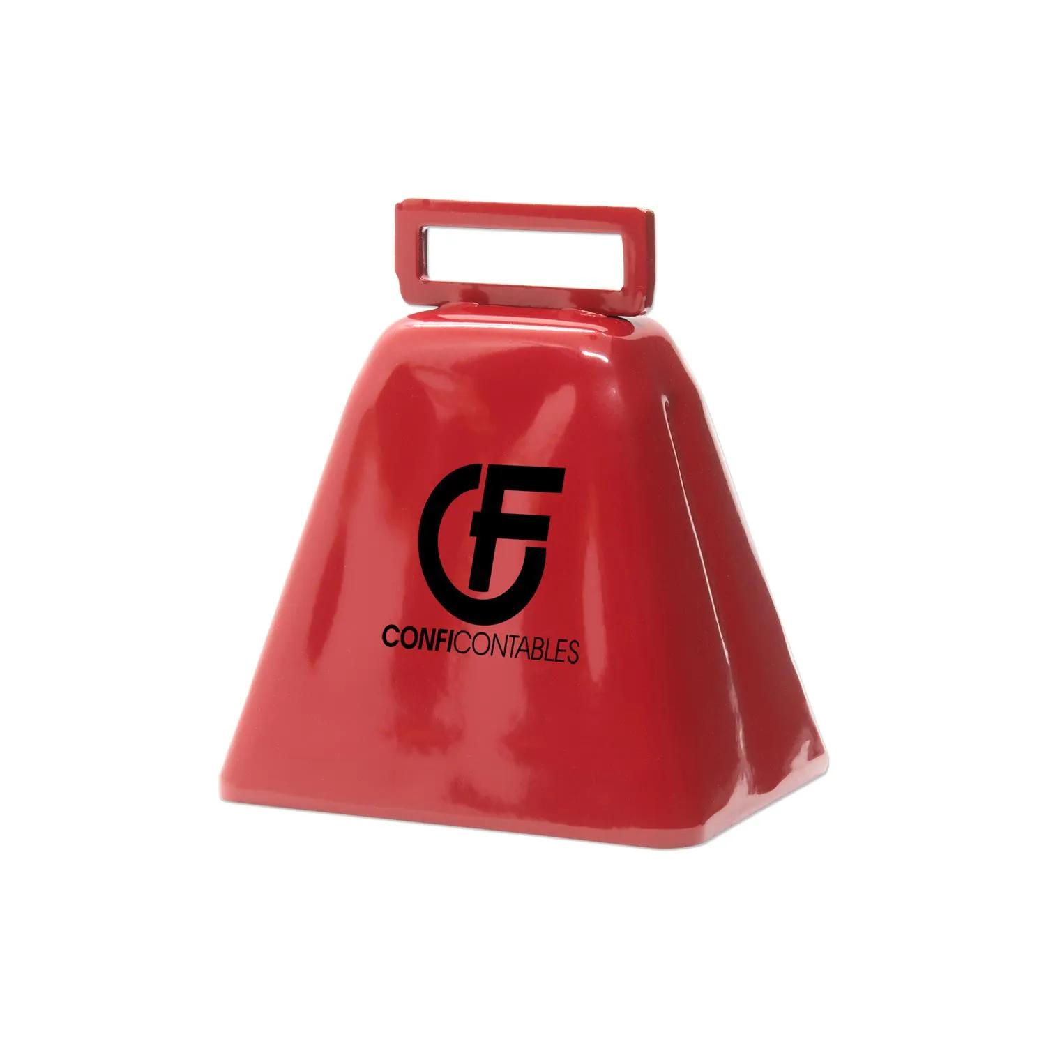Cowbell Metal USA Made Cheering Noisemaker - 10 in - product view 6