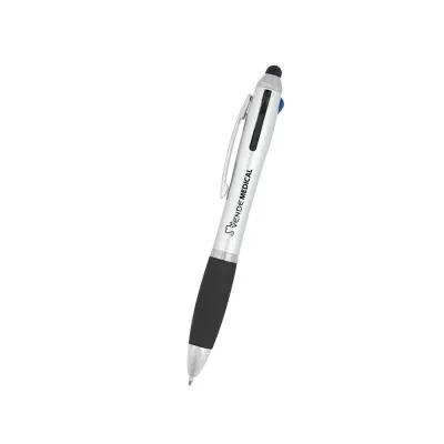 3-in-One Pen Multi-Color Ink with Stylus - 5.33 in
