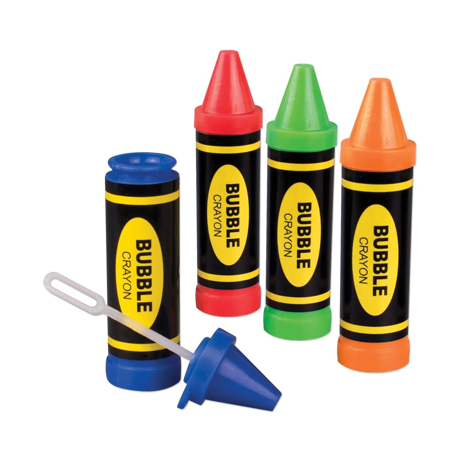 Crayon Bubble Solution Assorted Colors Pack - 3 in