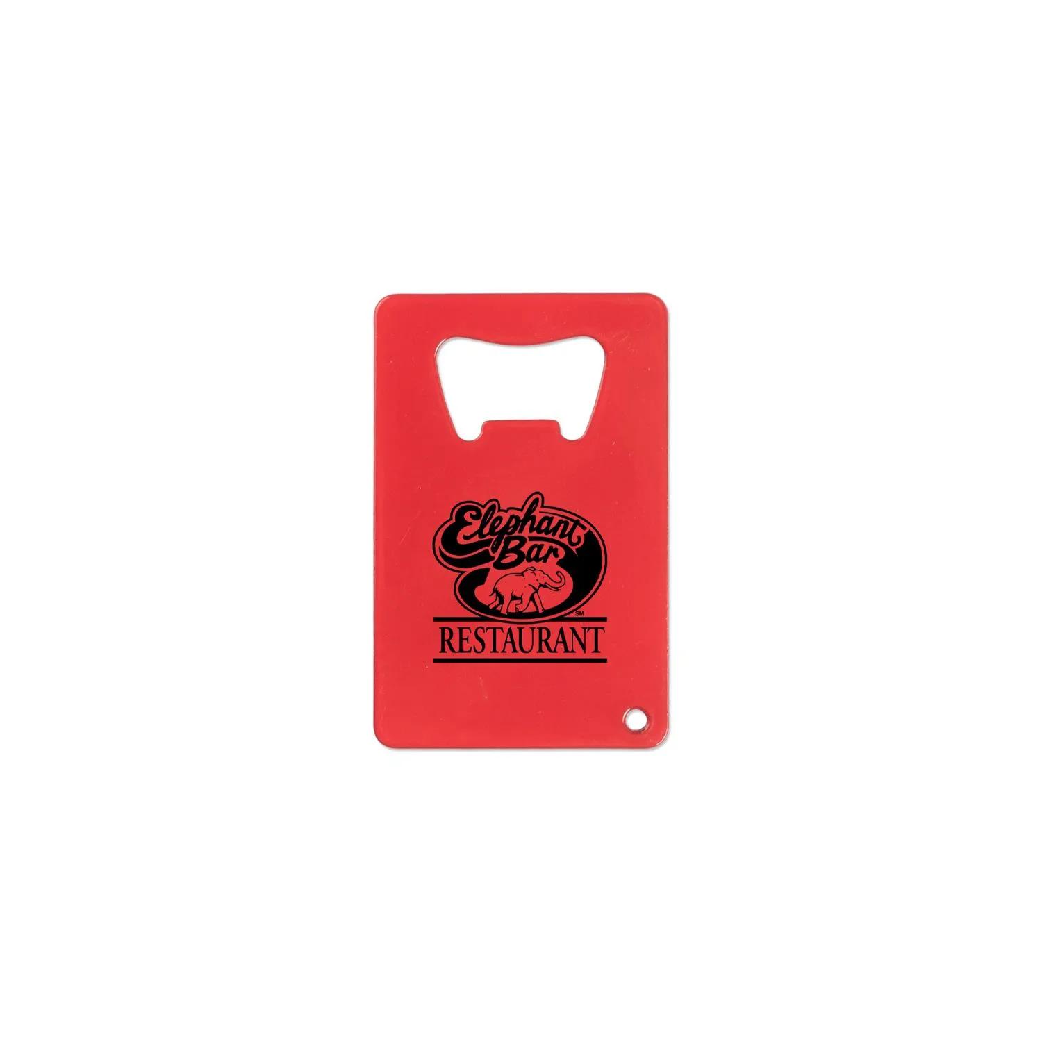 Bottle Opener Credit Card Size Stainless Steel Bar - product view 3