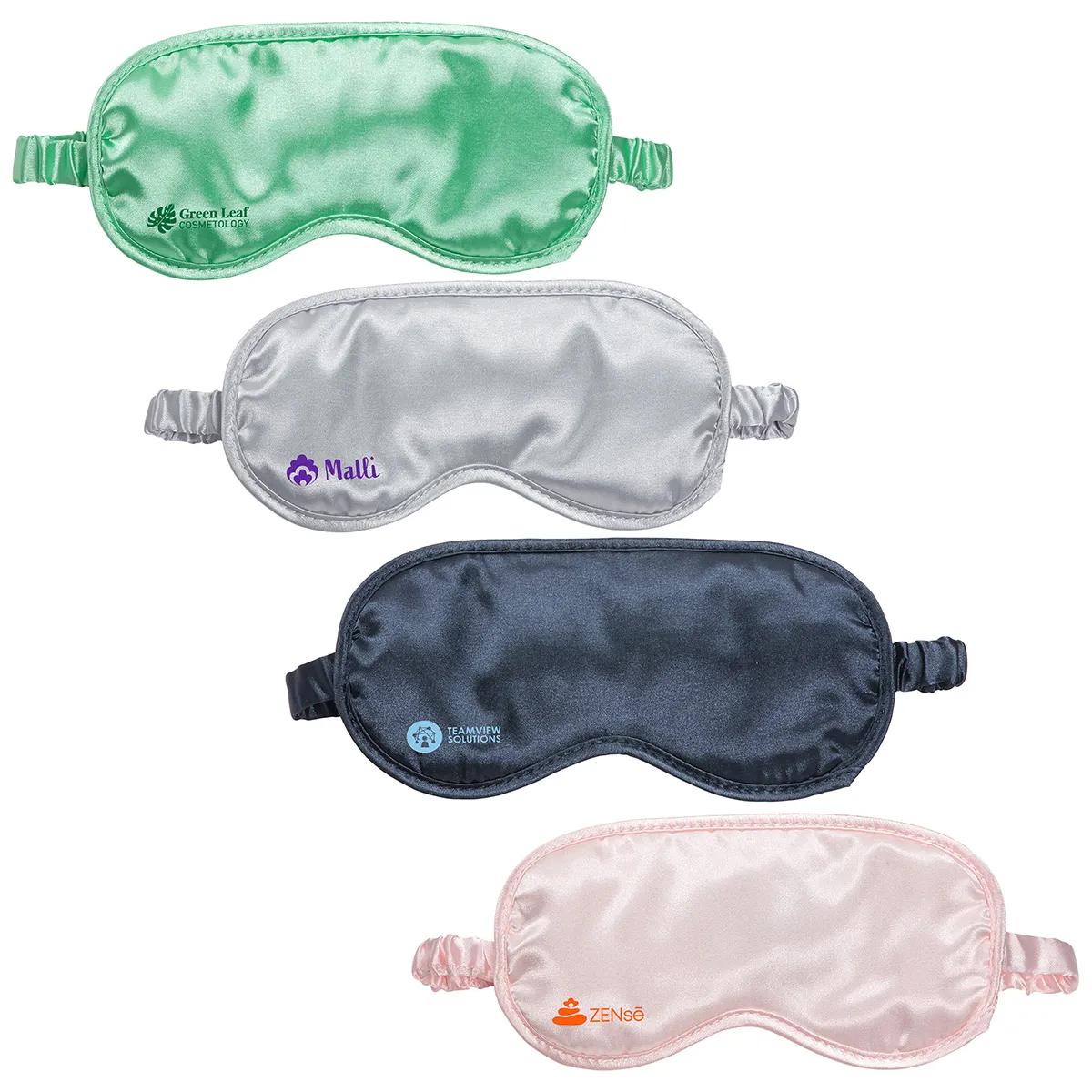 Bouquet Scented Satin Sleep Mask - promotional product with custom logo