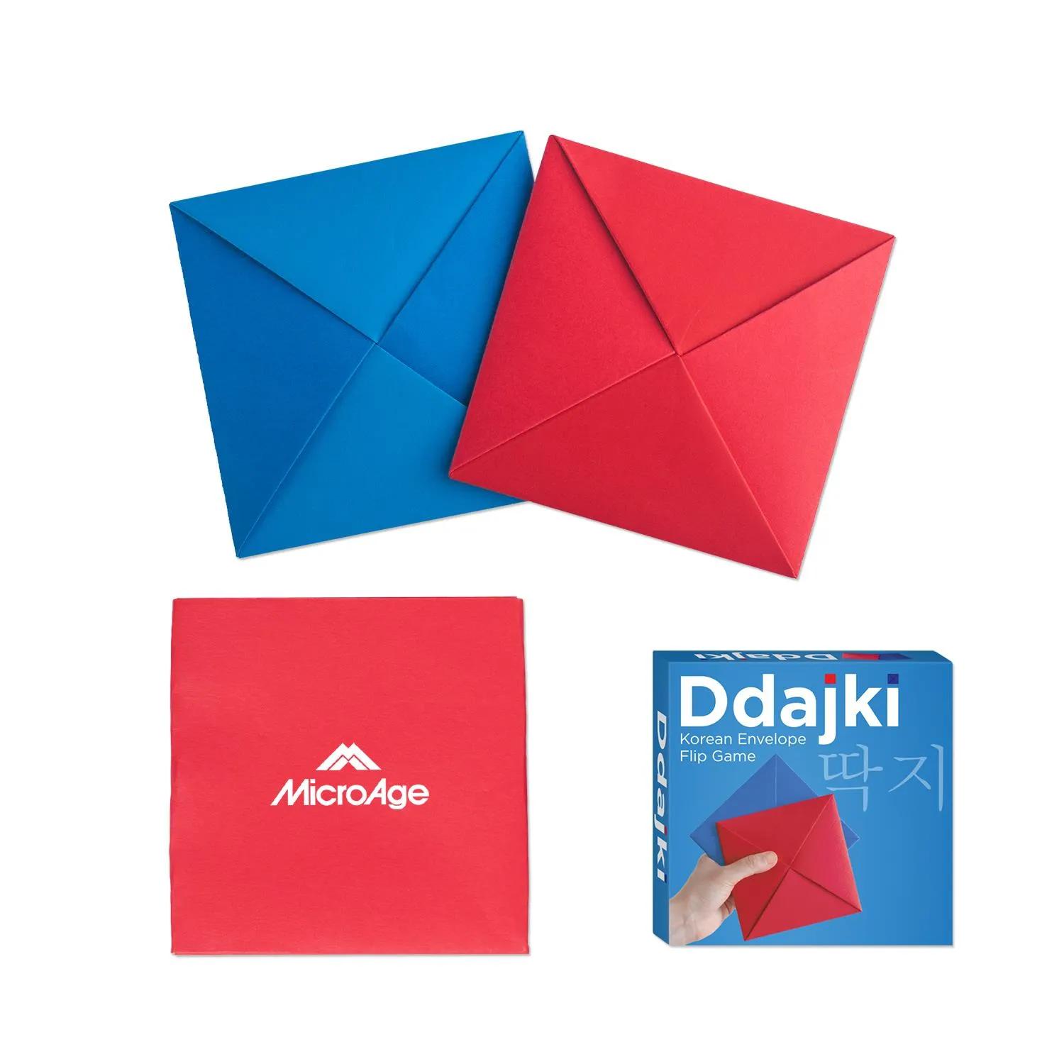 Ddakji Envelope Flip Game Korean Traditional Fun