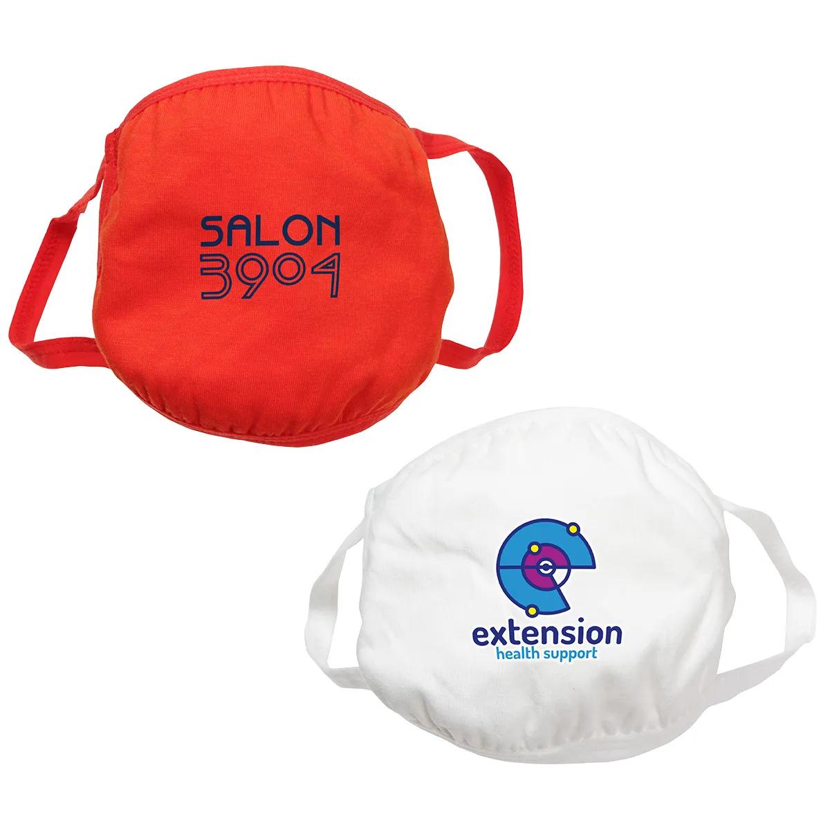 Escort Cotton 4-Ply Face Mask - promotional product with custom logo