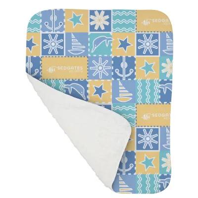 Blanket Knit Sherpa Cloud Knit Polyester - 30 x 40 in