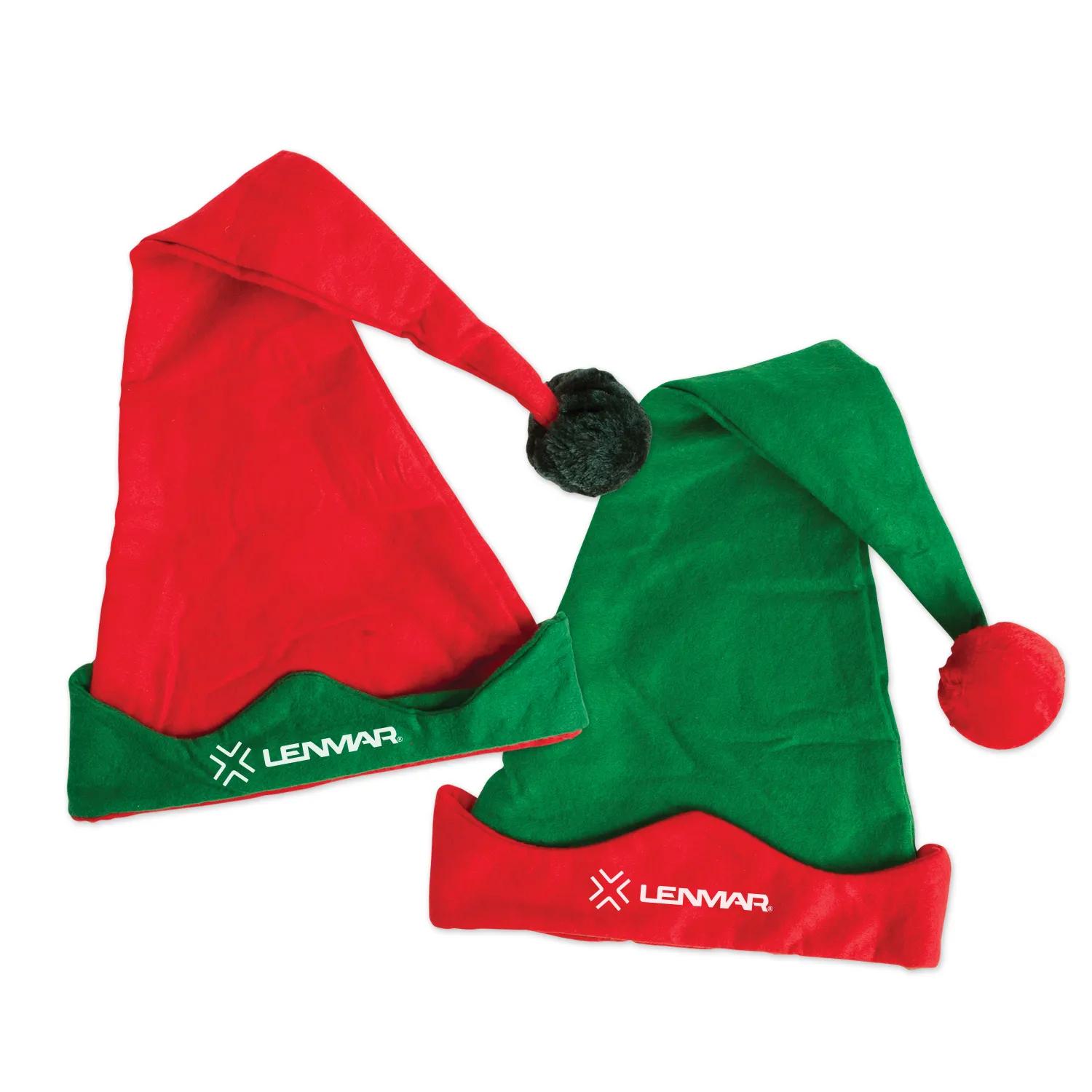 Elf Hat Pom Pom Christmas Holiday Promotional