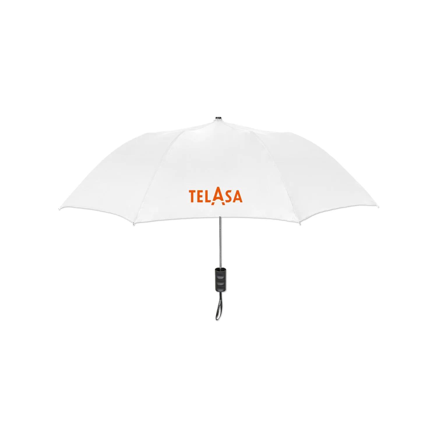 Folding Umbrella Solid Colors Auto-Open Polyester - product view 2