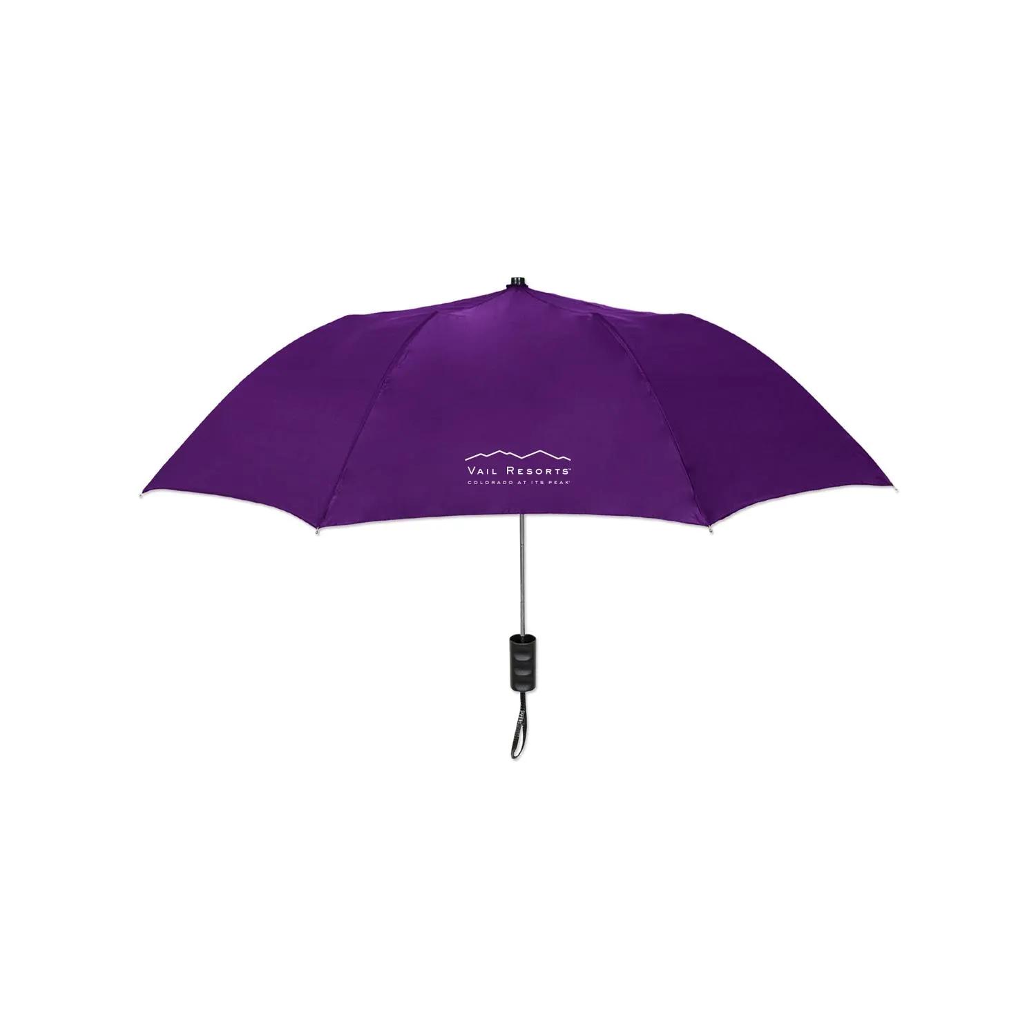 Folding Umbrella Solid Colors Auto-Open Polyester - product view 12