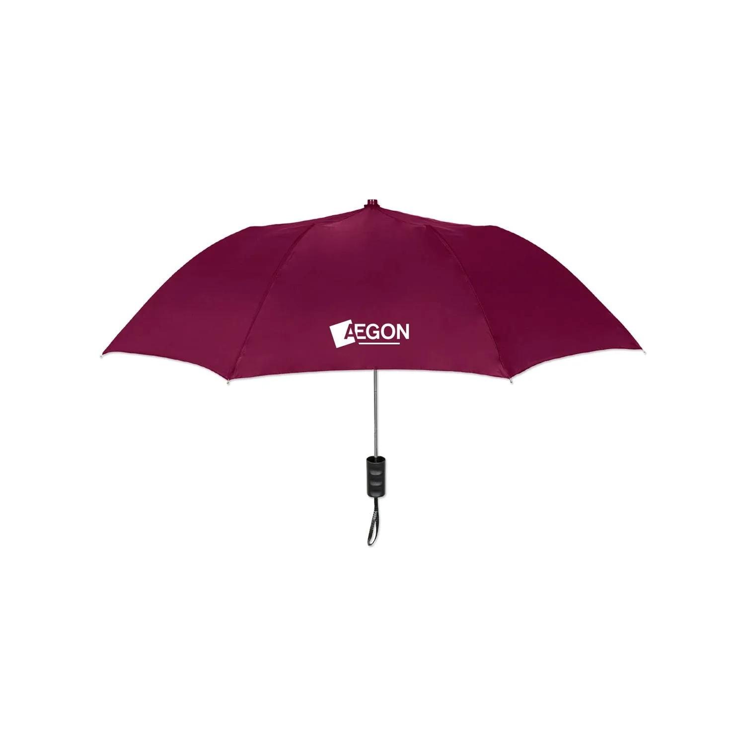 Folding Umbrella Solid Colors Auto-Open Polyester - product view 15