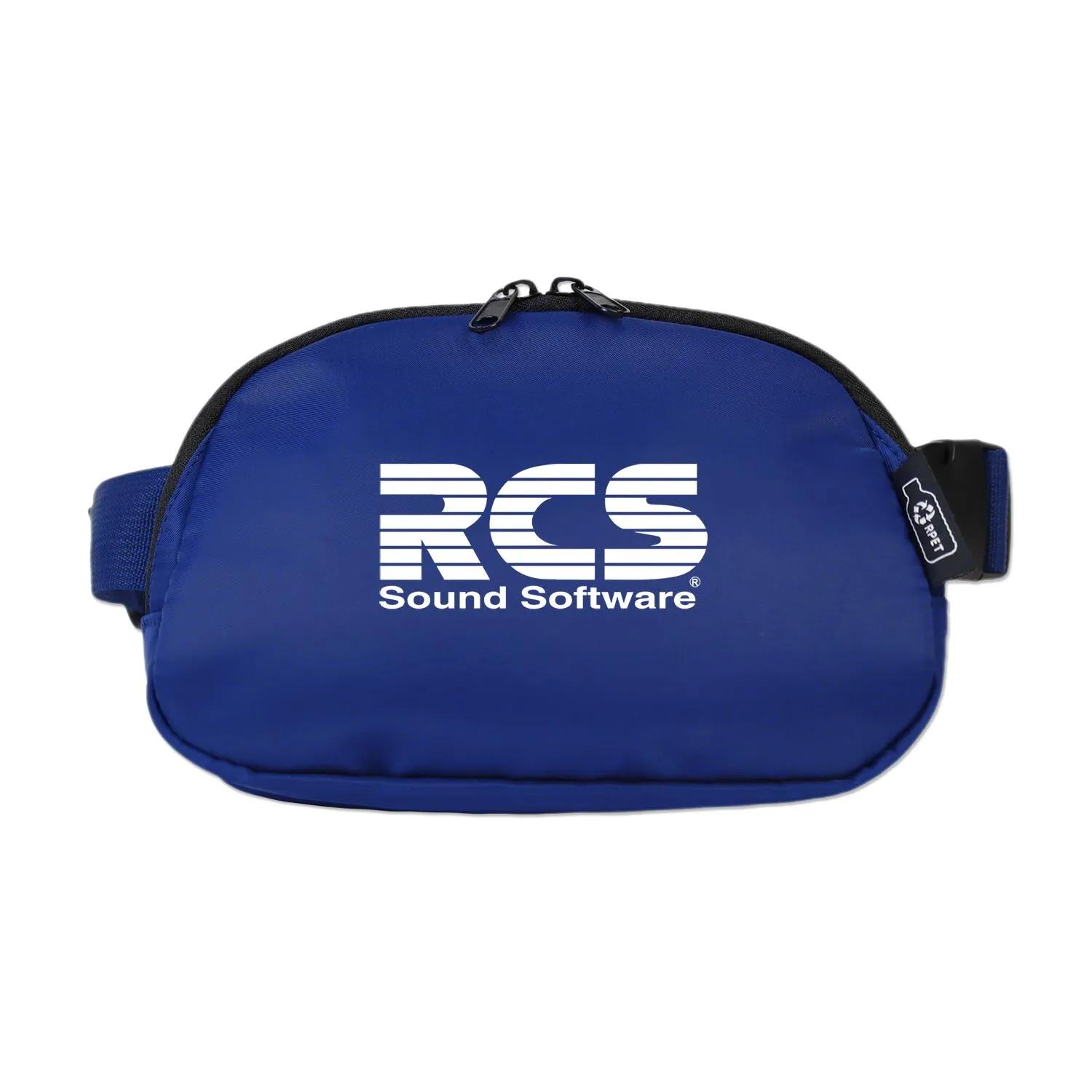 Belt Bag Water Resistant RPET Polyester Zipped - product view 3