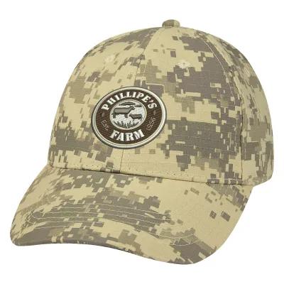 Baseball Cap Digital Camouflage Cotton Ripstop (One Size)