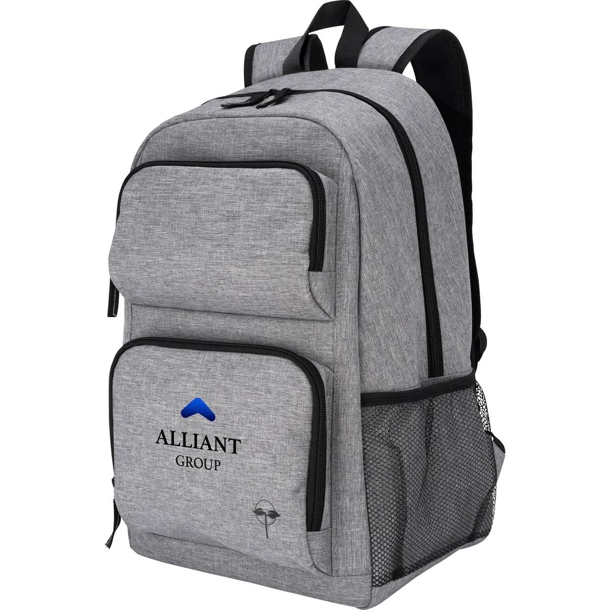 EarthTrendz™ 26L rPET Whitewater Laptop Backpack - product view 2