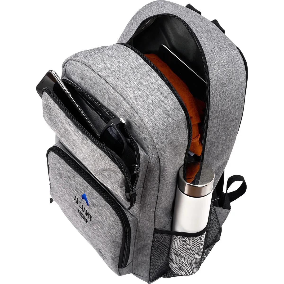EarthTrendz™ 26L rPET Whitewater Laptop Backpack - product view 5