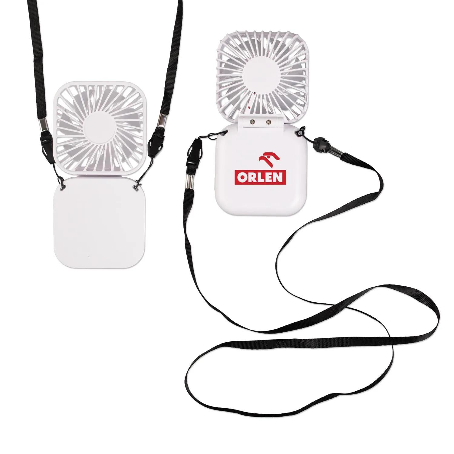 Foldable Fan Necklace Wearable Hands-Free Cooling - product view 2