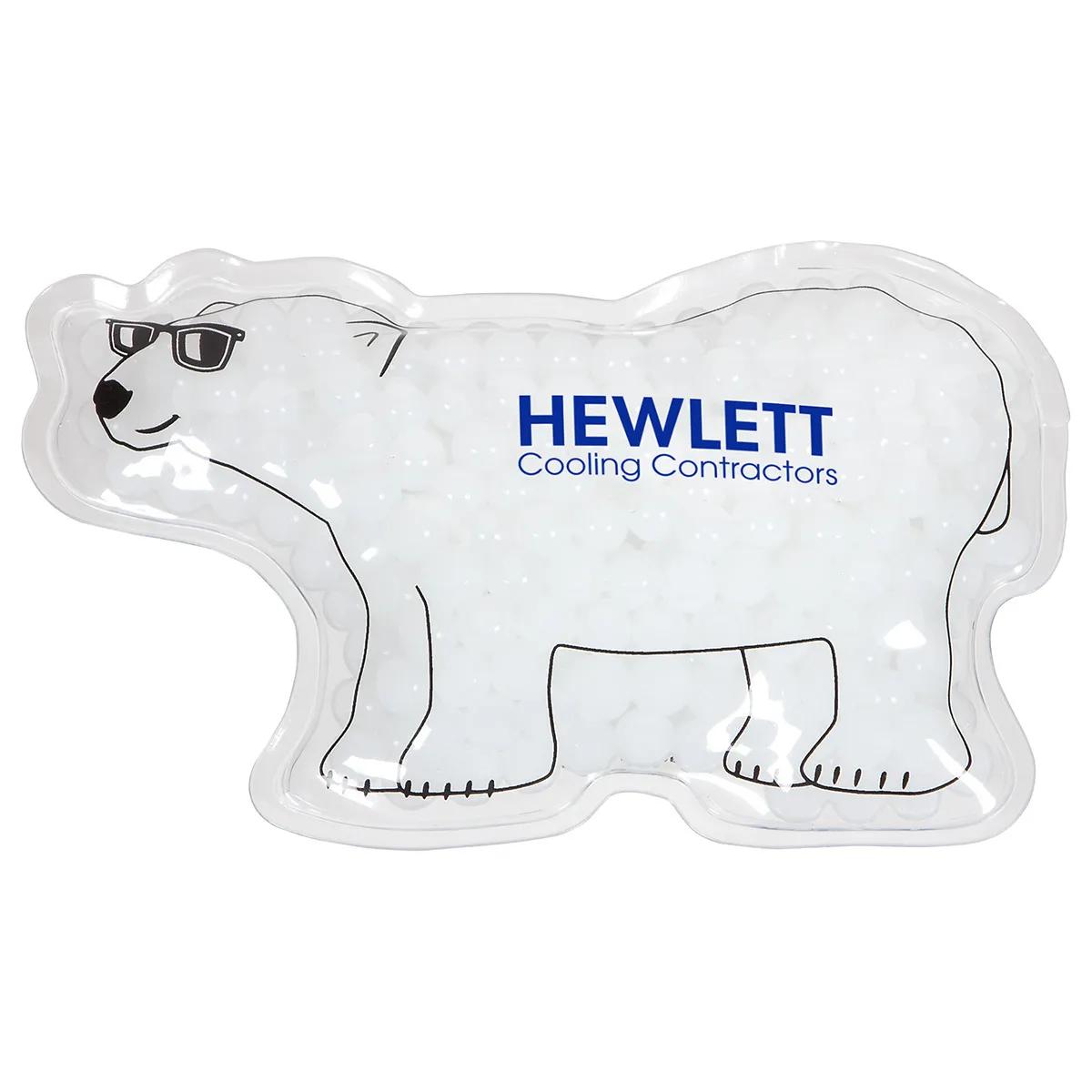 Polar Bear Hot/Cold Pack - promotional product with custom logo