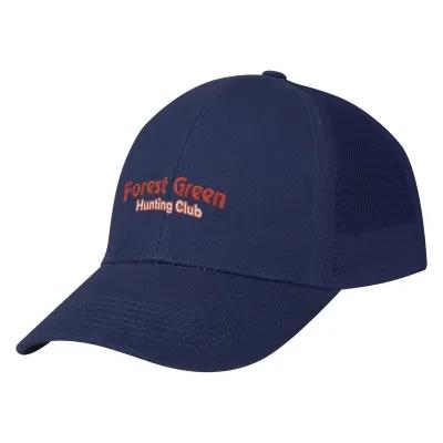 Custom Baseball Cap Mesh Back Cotton Twill - 6 Panel