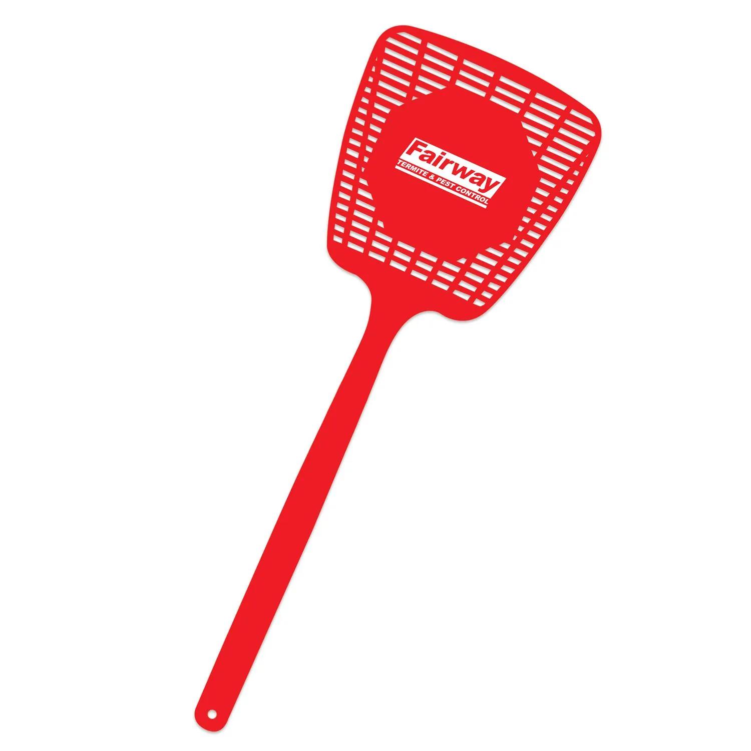 Fly Swatter Plastic Handle Red White - 16.25 in - product view 4