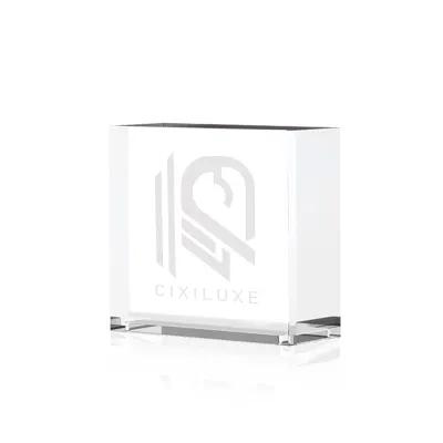 Acrylic Award Stackable Top Clear Lucite - 3 x 3 in