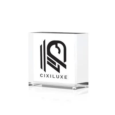 Acrylic Award Stackable Top Clear Lucite - 3 x 3 in - product view 4