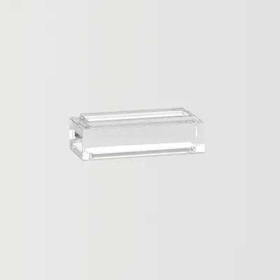 Acrylic Award Stackable Bar Clear Lucite - 3 x 1 in - product view 3