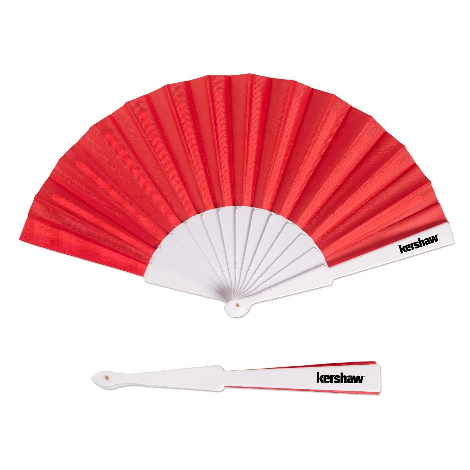Custom Hand Fan Folding Accordion Outdoor Events - product view 4