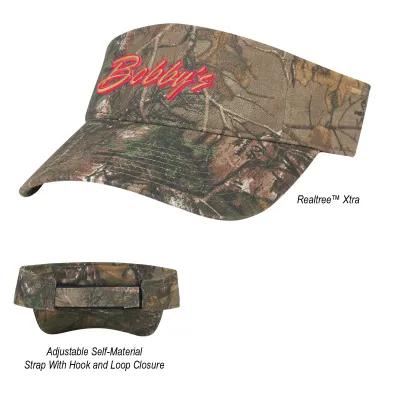 Visor Camouflage Cotton Polyester Blend Pre-Curved