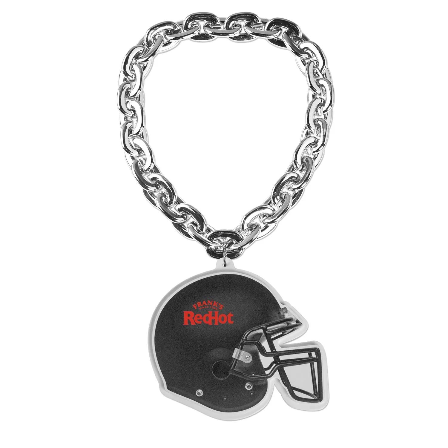Football Helmet Medallion EVA Jumbo Chain - 7.5 in - product view 3