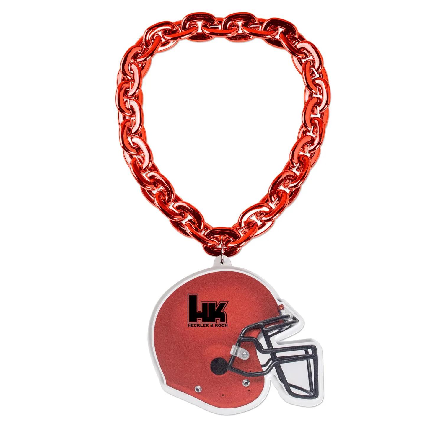 Football Helmet Medallion EVA Jumbo Chain - 7.5 in - product view 4