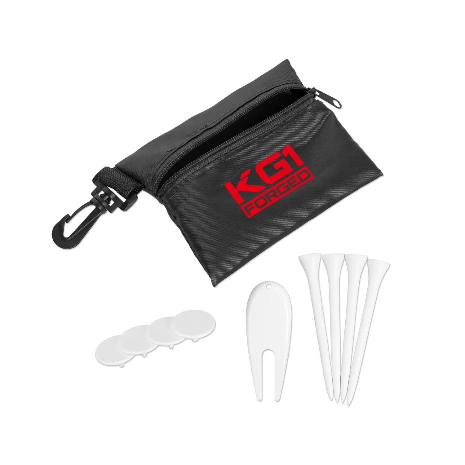 Golf Kit Pouch Nylon Divot Tool Tees Markers - product view 2