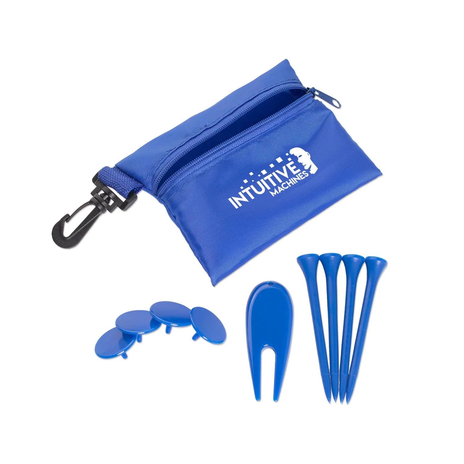 Golf Kit Pouch Nylon Divot Tool Tees Markers - product view 3
