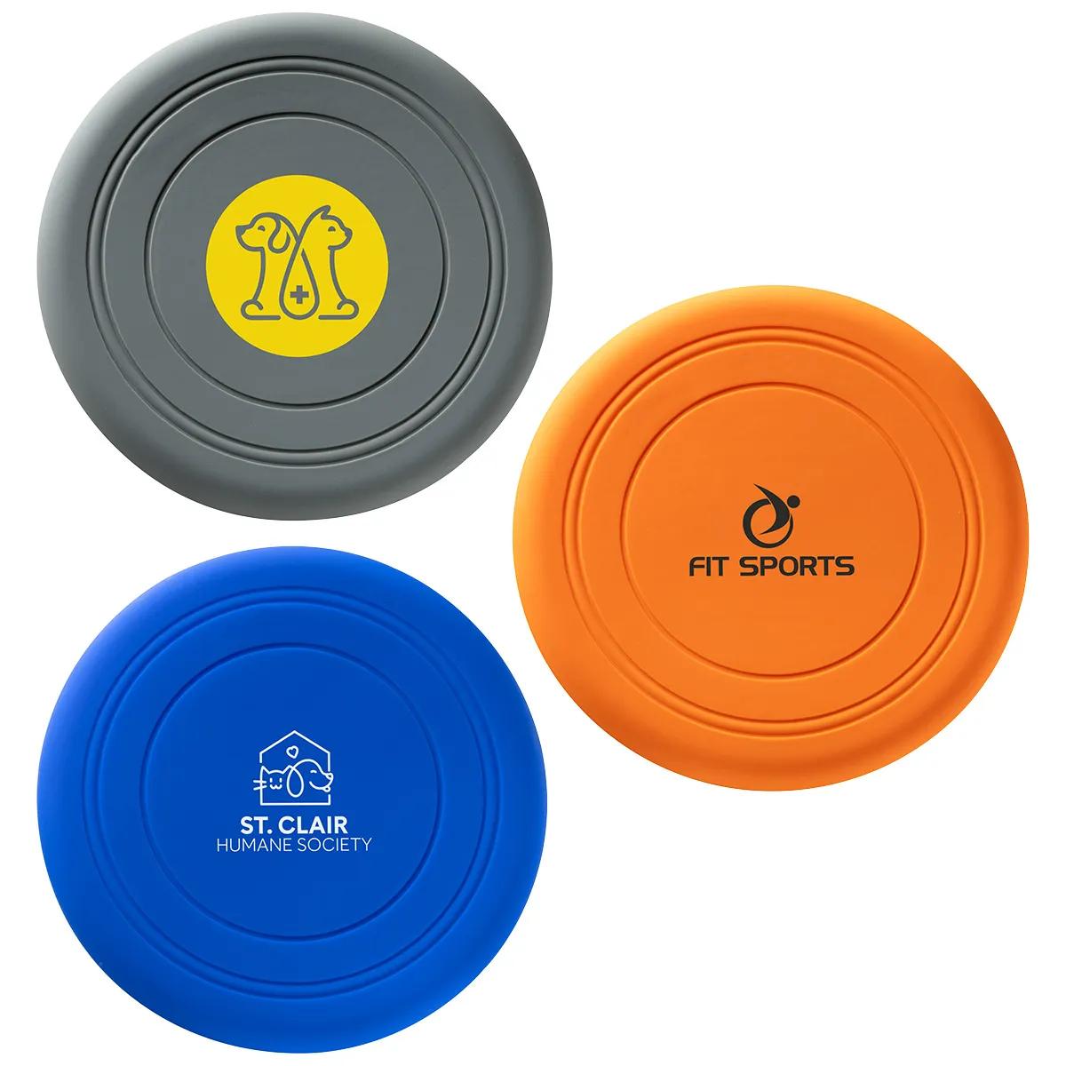 Toss 'N Fetch Silicone Flyer - promotional product with custom logo