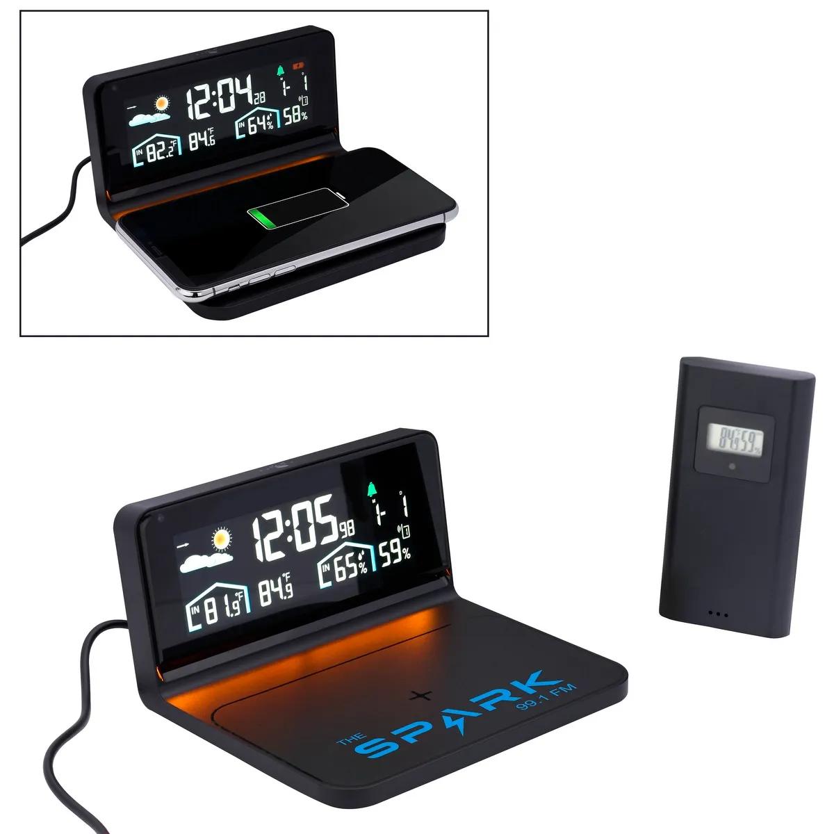 Digital Weather Station and Wireless Charger - product view 1