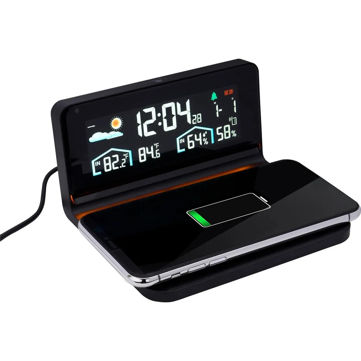 Digital Weather Station and Wireless Charger - product view 4