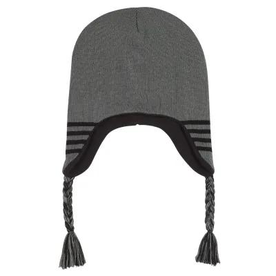 Ski Beanie with Ear Flaps - Acrylic Fleece Lined (One Size) - product view 1