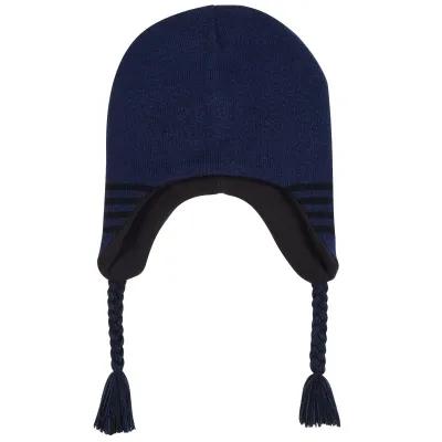Ski Beanie with Ear Flaps - Acrylic Fleece Lined (One Size) - product view 3