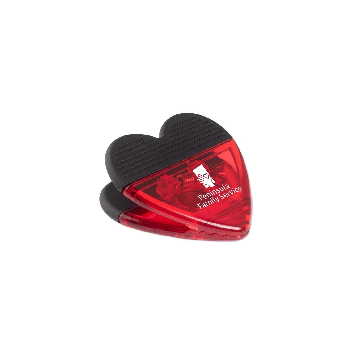 Heart Shaped Clip Magnetic Holder Food Document Storage - product view 3
