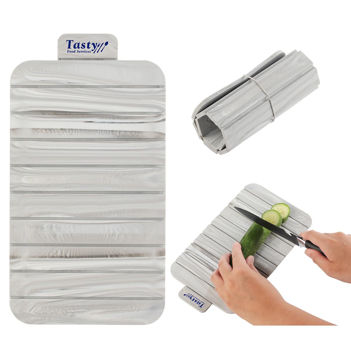 Easy-Slice Silicone Cutting Board - promotional product with custom logo