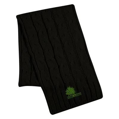 Cameron Cable Knit Scarf - Acrylic - 60 x 10 in