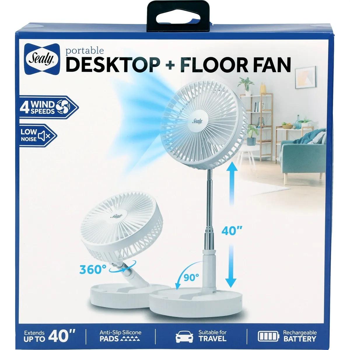 Sealy® Adjustable Desktop/Floor Fan - product view 8