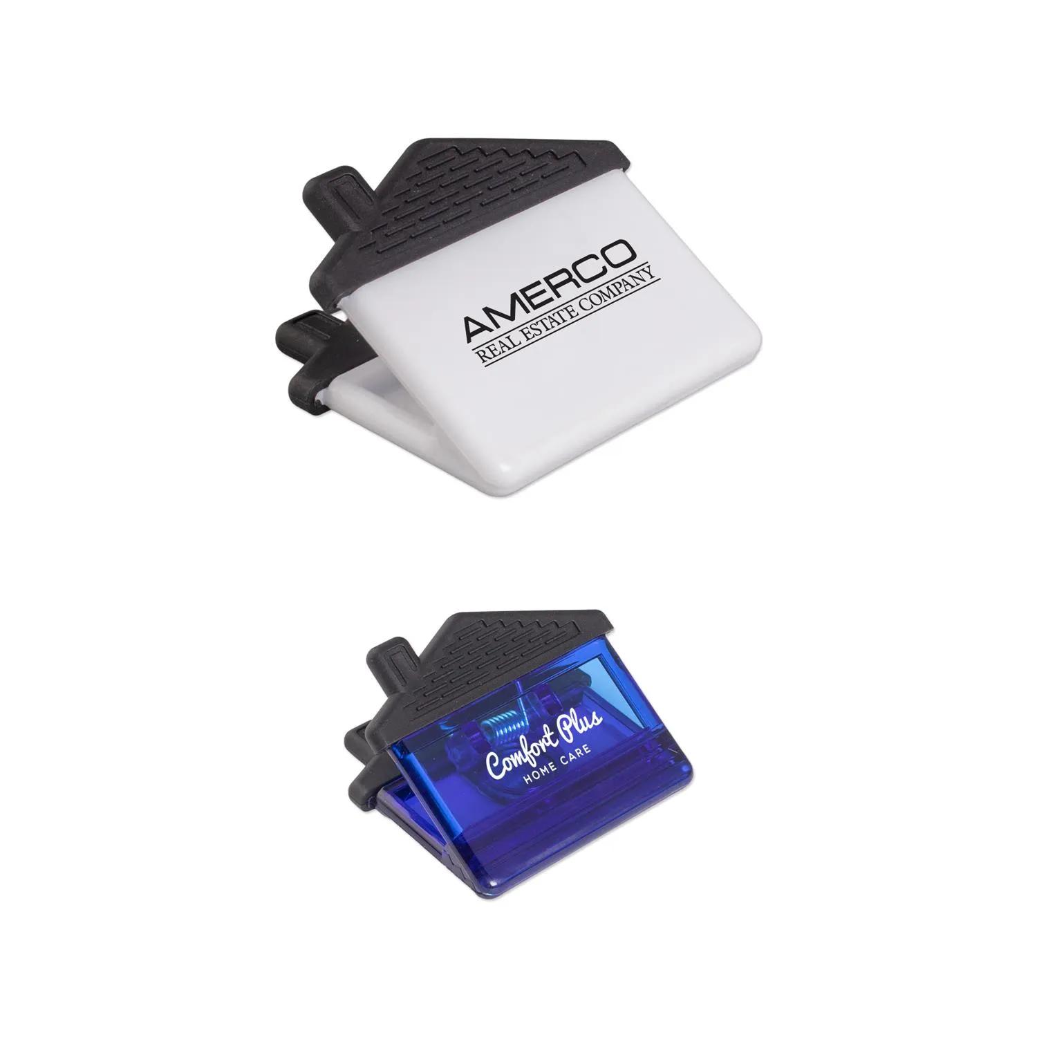 House Shaped Magnetic Clip Food Storage Display Silicone