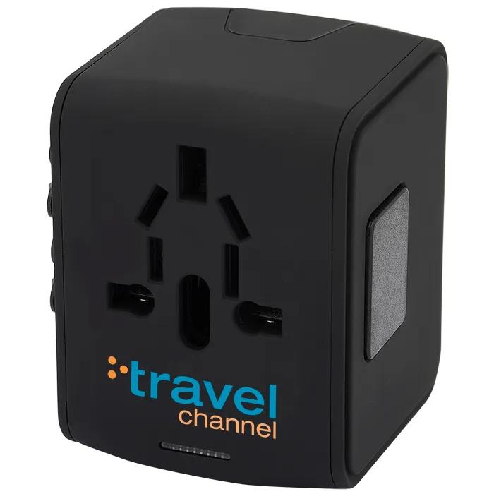 Universal Travel 4 USB Port Adapter - product view 2