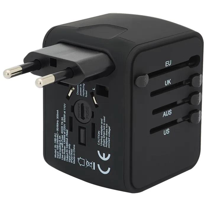Universal Travel 4 USB Port Adapter - product view 3
