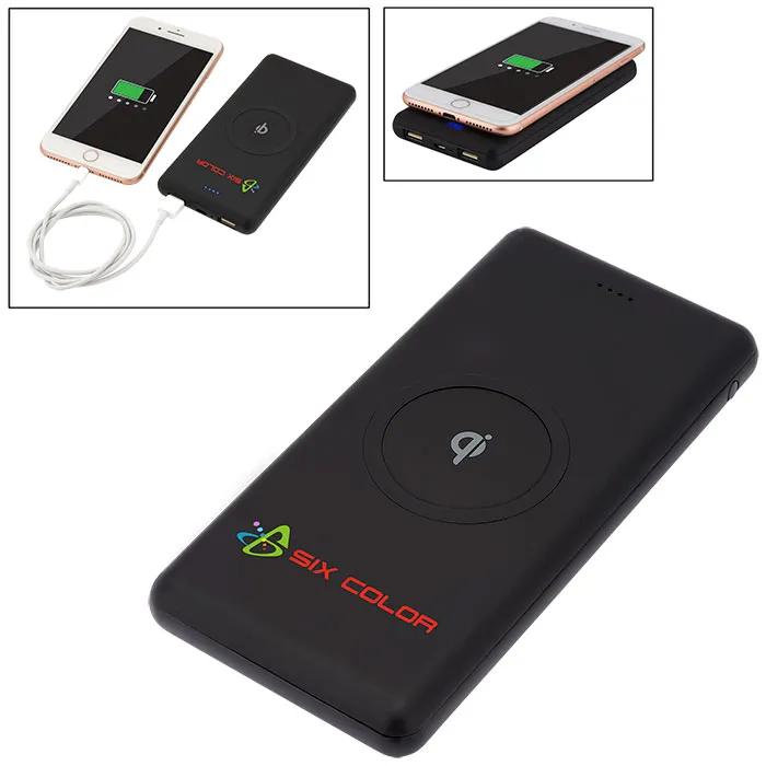 UL Certified Qi Ring Wireless Charger & Power Bank - product view 1