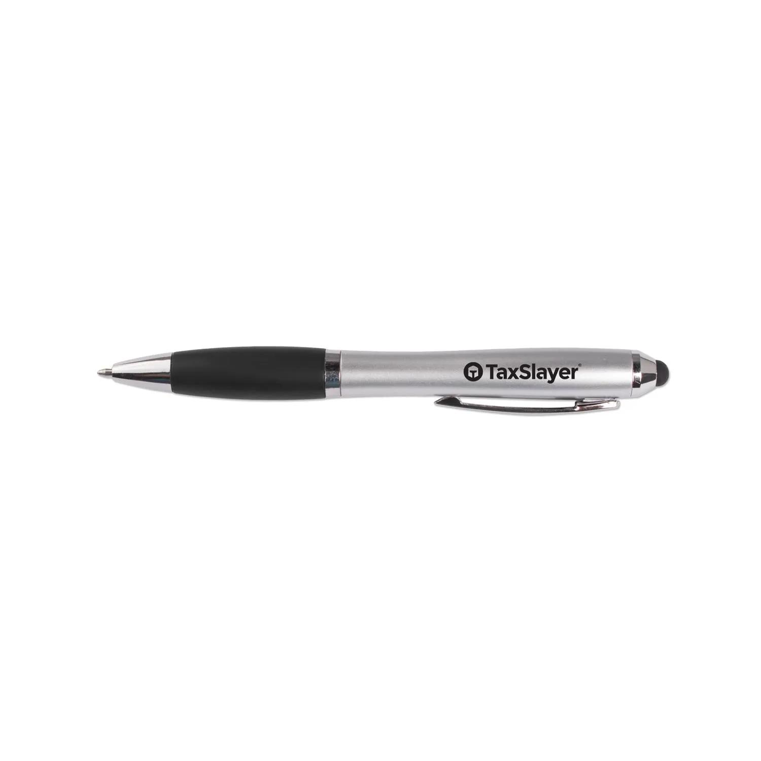 Stylus Pen Silver Barrel Color Accent High Capacity - product view 6